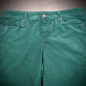 LOFT | Skinny Green Lightweight Corduroy J…